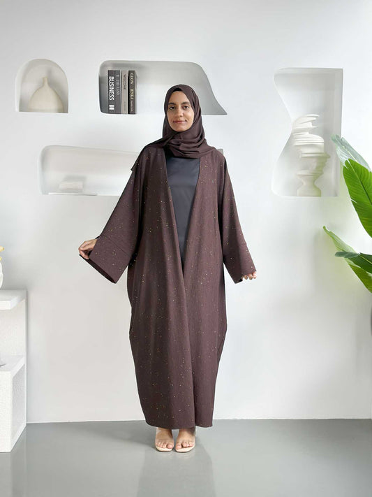 Pure Color Starlight Abaya