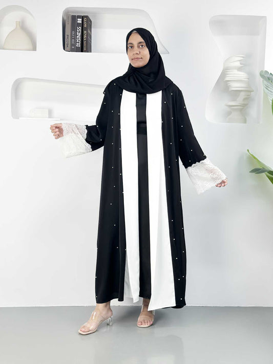 Two Color Star Abaya